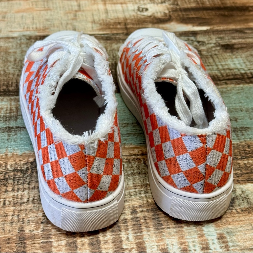 Women’s Fun Checkered Lace-up Shoes |#Z12 - Picture 6 of 14
